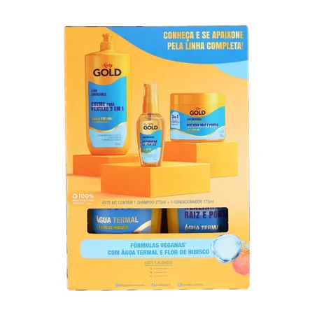 Shampoo niely gold+cond liso prol. 360-18