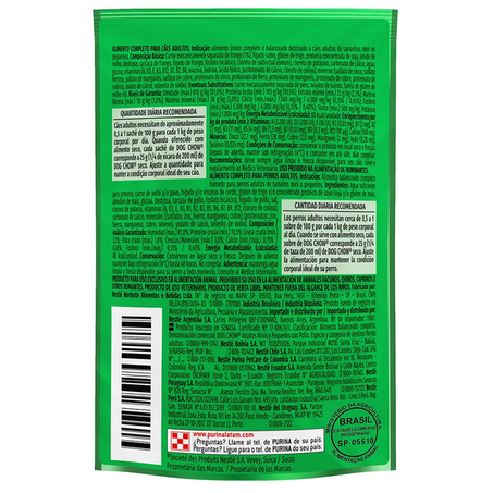 DOG CHOW MINI/PEQUENOS FRANGO 100G 360-1