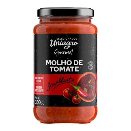 MOLHO UNIAGRO TOMATE ARRABIATA 350G