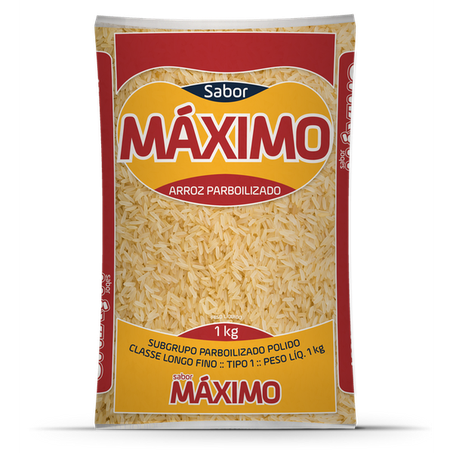 Arroz Máximo Parboilizado 1kg