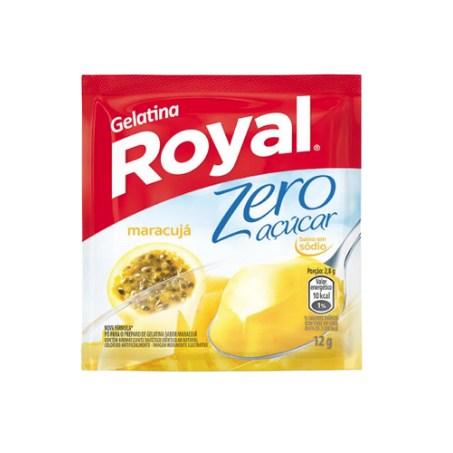 Gelatina Royal Maracuja Zero Açucar Sachê 12g 
 