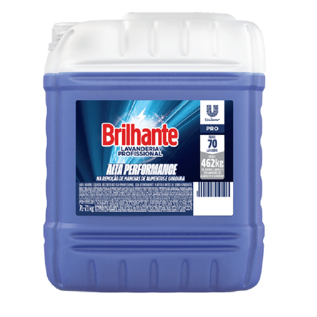 LAVA ROUPA LÍQUIDO BRILHANTE LAVANDERIA PROFISSIONAL 7L 360-1
