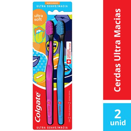ESCOVA DENTAL COLGATE ULTRA SOFT C/2 UN