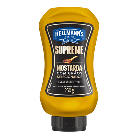 Mostarda hellmanns 250g bisnaga supreme