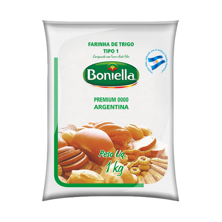 Farinha trigo boniella premium 1kg