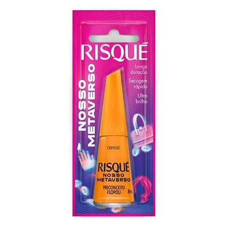 Esmalte risque cremoso nosso metaverso preconceito flopou 8ml