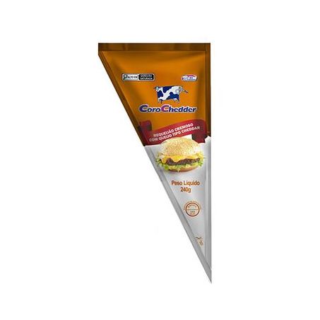 Requeijão Cremoso Coronata Com Queijo Tipo Cheddar CoroChedder 240g