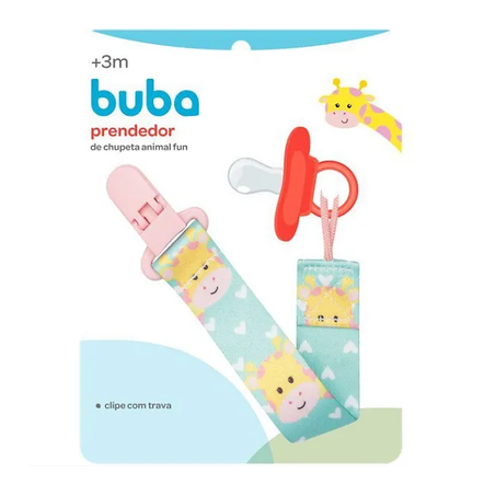 Prendedor Chupeta Buba Ref 12049 Girafa