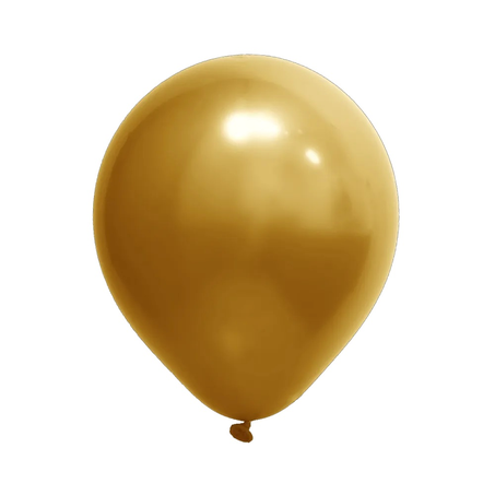 Balão Alegria  Festa Cromado Dourado T9