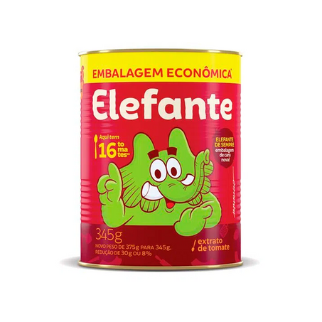 Extrato de tomate elefante 345g
