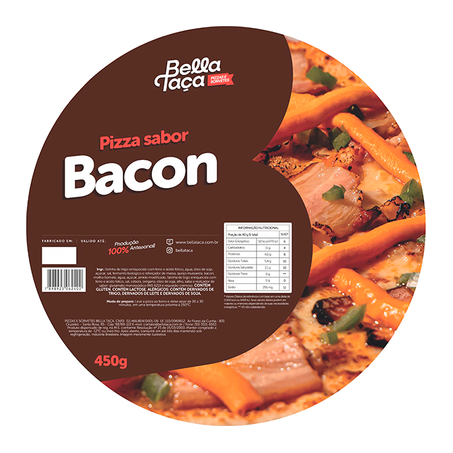 Pizza bella taca bacon 450g