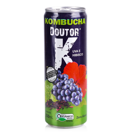 Kombucha Doutor K Uva Orgânica 350ml
