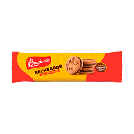 Biscoito Bauducco Recheadinho Chocolate 65G