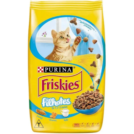 RAÇÃO PARA GATOS FILHOTES FRANGO FRISKIES