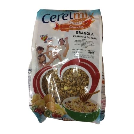 Granola cerelus mix castanha do para 800g