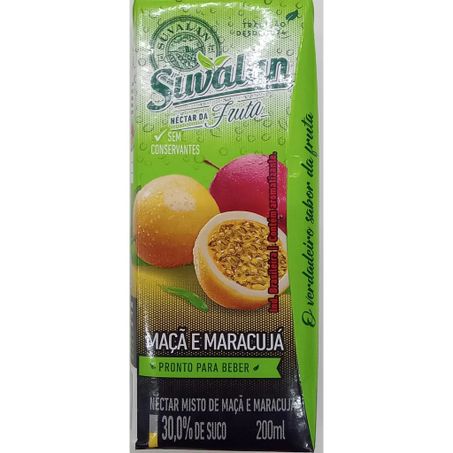 Suco nectar suvalan maracuja/maca 200ml