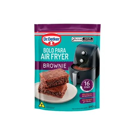 Mistura bolo brownie air fryer dr oetker 240g