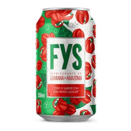 Ref fys guarana s/a 350ml