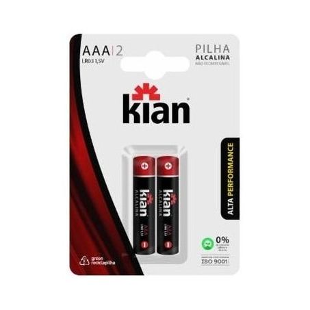 Pilha Kian Alc Aaa Peq