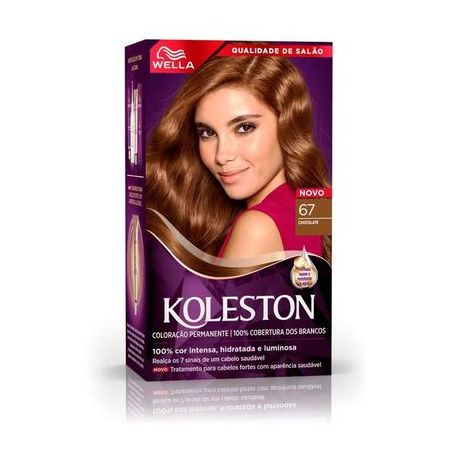 Tinta cabelo koleston 67 chocolate