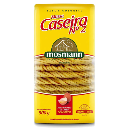 MASSA CASEIRA C/ OVOS MOSMANN N2 500G