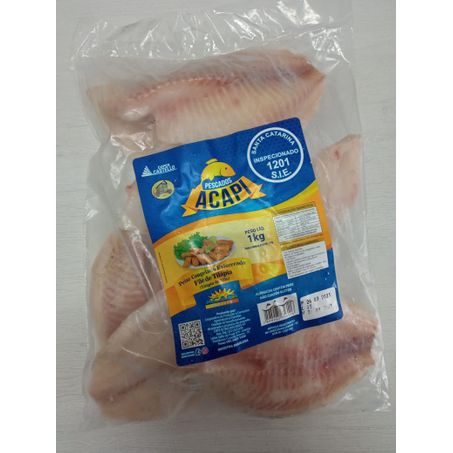 Filé tilápia acapi 1kg