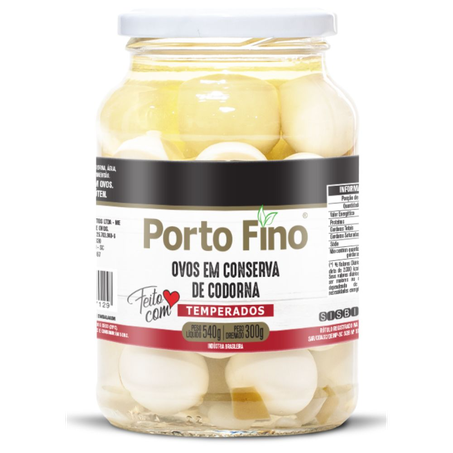 Ovo de Codorna Porto Fino Temperado 300G