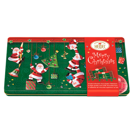 Chocolate Heidel Ao Leite Lata Papai Noel 90g