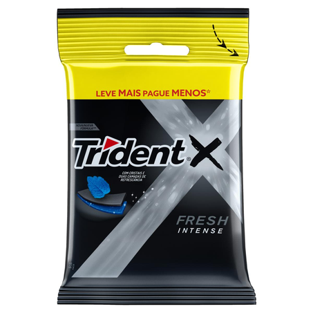 Chiclete Trident 32g - Intense - Com 4 Unidades