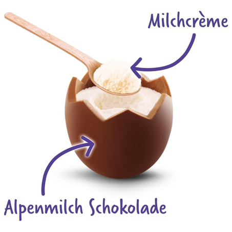 OVO DE COLHER CREME DE LEITE MILKA 136G 360-1