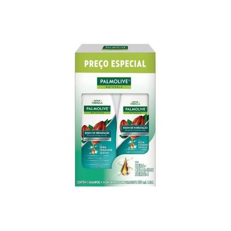 KIT 2 SHAMPOO.+1CONDICIONADOR PALMOLIVE BOM/HIDRATAÇÃO 350ml