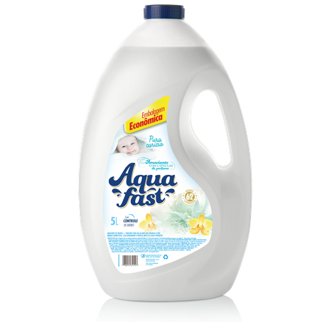 Amaciante Aquafast Branco Carícia 5l