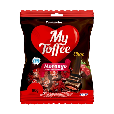 BALA RICLAN MY TOFFEE CHOCO/MORANGO 90