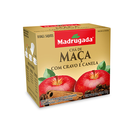 CHÁ MADRUGADA 15G MAÇÃ COM CRAVO E CANELA