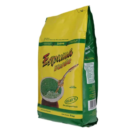Erva mate espuma verde suave 1kg 360-4
