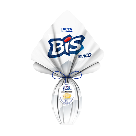 Ovo Pascoa Lacta 234g Bis Branco