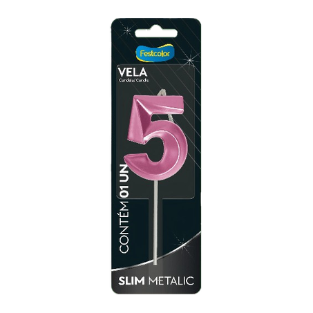 VELA SLIM METALIC PINK N°5 FESTCOLOR              