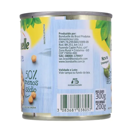 Grao de bico bonduelle suave lt200g 360-25