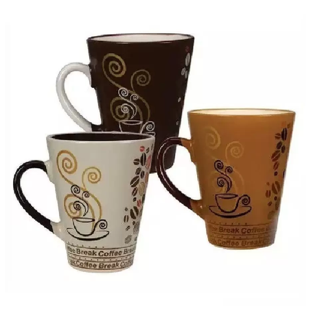 CANECA MINI YANGZI GRÃO CERÂMICA