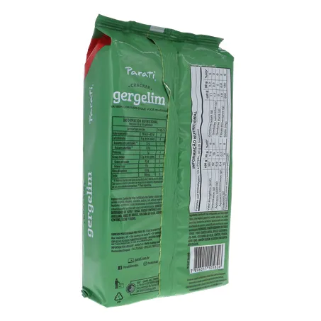 Biscoito Salgado Parati Cracker Gergelim Pacote 400gr 360-15