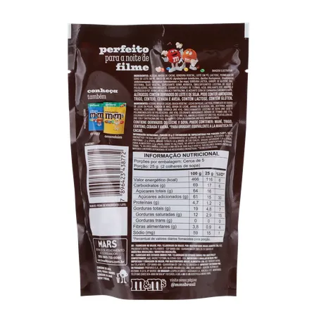 Confeitos M&ms Chococlate Ao Leite132g 360-18