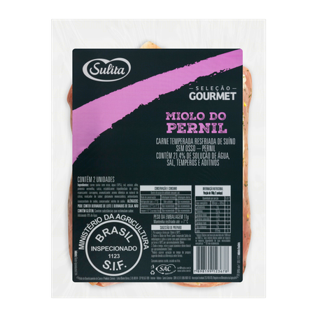 CARNE SUINA SULITA MIOLO DO PERNIL TMPERADO KG