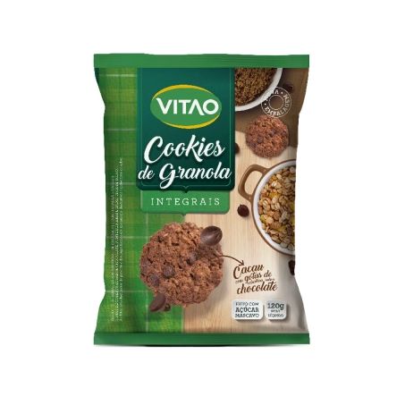 COOKIE VITAO 120G INT CACAU C/GOTAS