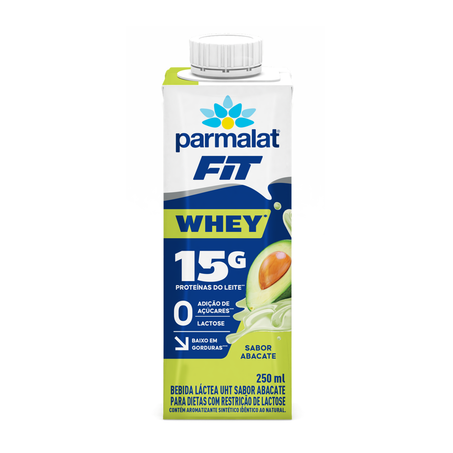 BEBIDA WHEYFIT PARMALAT 15G PROTEINA ABACATE 250