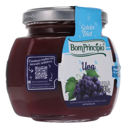 GELEIA BOM PRINC 230G DIET UVA  360-32