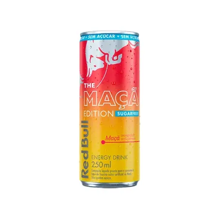 Energético Red Bull Sugarfree Maçã Edition 250ml