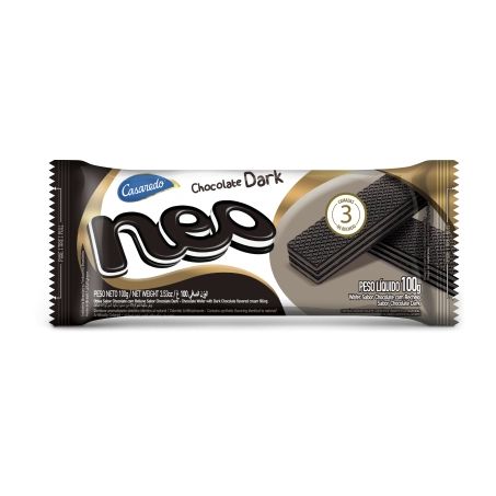 WAFER CASAREDO NEO 100G CHOC.DARK