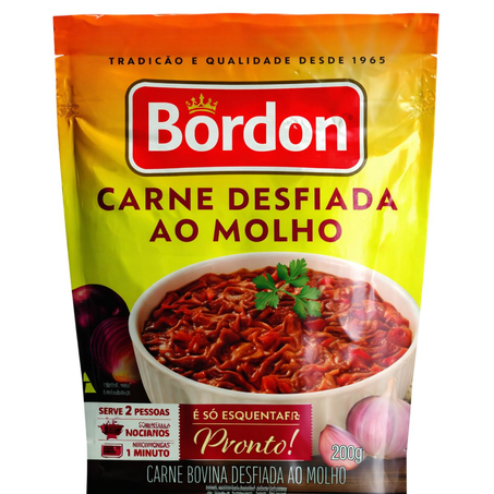 Carne Desfiada Bordon 200g - Lata