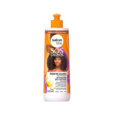 UMIDIFICADOR SOS SALON LINE 500ML CACHOS MEL