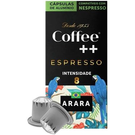Cápsulas café coffee++ arara 50g